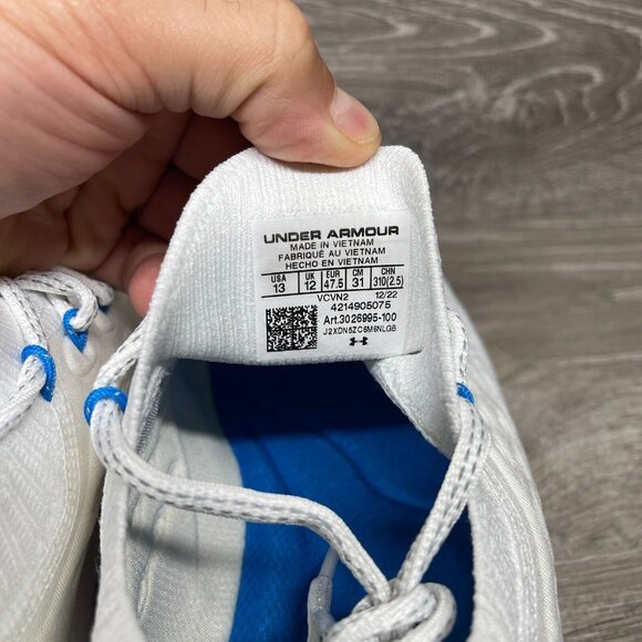 Under Armour Hovr Phantom 2 Reflect Running Shoes Mens Size 13 White - Picture 10 of 14